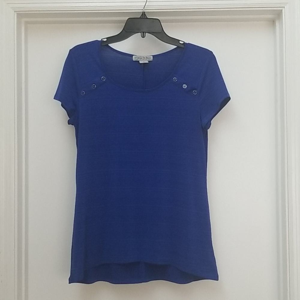 Silky soft blue shirt
